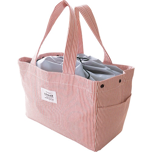 #エルコミューン 生活雑貨 リーフレッツ･保冷ショッピングバッグ  Red CLB-231