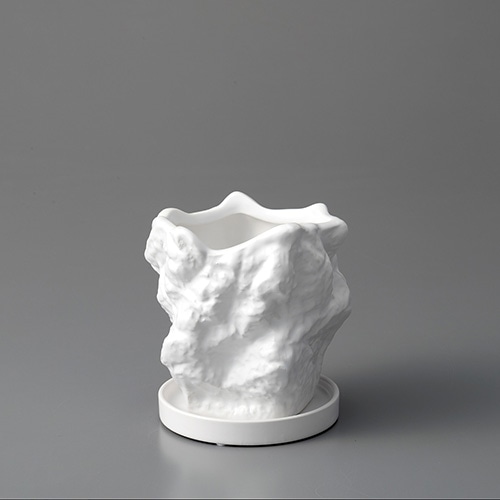 #エルコミューン 生活雑貨 Crag･Pot S White TRCG-001