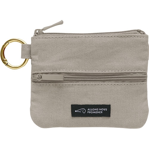 #エルコミューン 身辺雑貨 プロムネ･ウォレットポーチ  Gray PMN-011