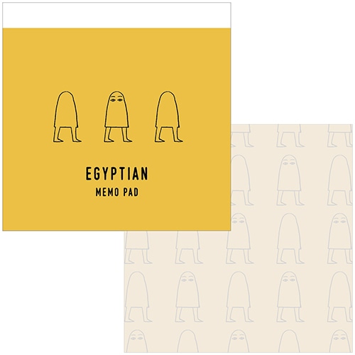 #エルコミューン メモ帳 エジプシャンメモパッド  medjed EGP-031