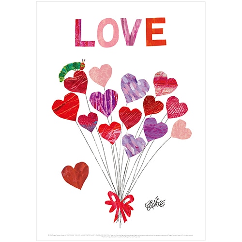 #エルコミューン(国内販売のみ） インテリア用品 エリックカール･ポスター B4 HeartBalloon ECL-015