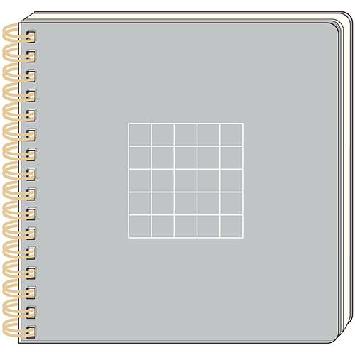 #エルコミューン ノート ルートノート  グレー RTN-004