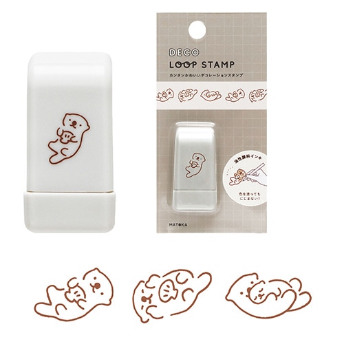 #エルコミューン 印章用品 デコループスタンプ  シーオッター STP-020