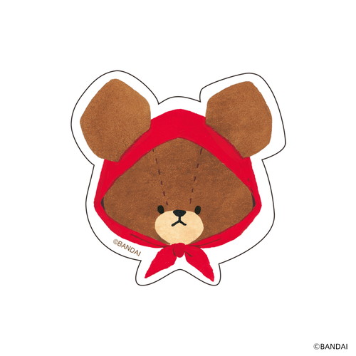 #日本出版販売(国内販売のみ） シール ダイカットステッカー くまのがっこう　B　IP466022