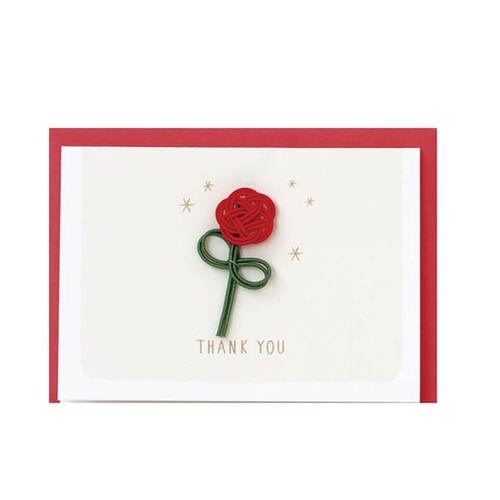 #ラボクリップ レター 水引ワークス･ミニカード カード･封筒各1枚入 オハナ MWMN02-ON