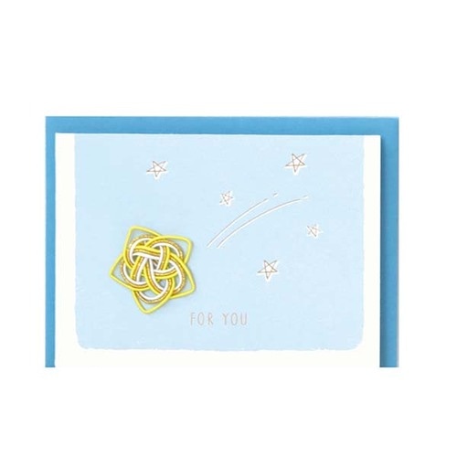 #ラボクリップ レター 水引ワークス･ミニカード カード･封筒各1枚入 ホシ MWMN03-HS