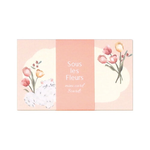 #ラボクリップ レター スーレフルール･ミニカード 8枚入 ピンク A26-SFMC-PK