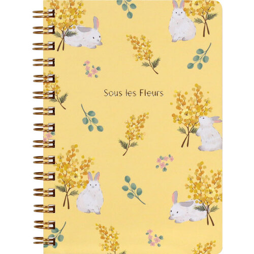 #ラボクリップ ノート スーレフルール･Ａ６ノート 80枚　160ページ イエロー A26-SFNT-YE