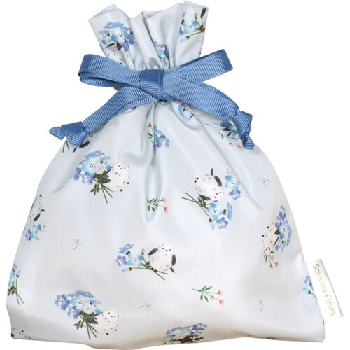 #ラボクリップ 身辺雑貨 スーレフルール･巾着  ブルー A26-SFKK-BL