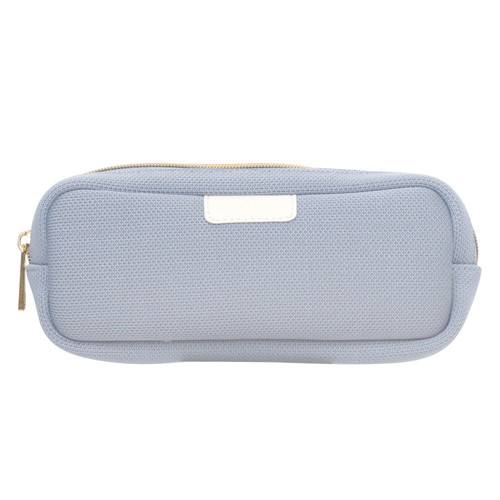 #ラボクリップ OA関連小物 ラリュール･スリムケーブルポーチ メッシュポケット付 ベビーブルー A26-LLCP-BL