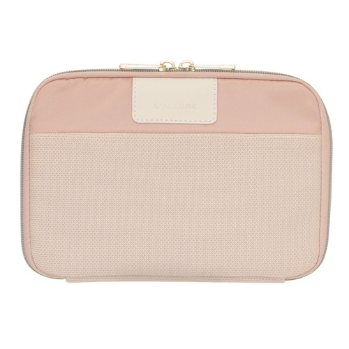 #ラボクリップ OA関連小物 ラリュール･マルチポーチ カード収納6枚対応 ピンクベージュ A26-LLMU-PK