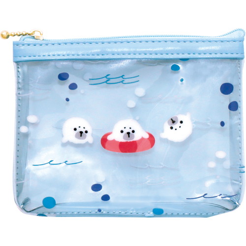 #ラボクリップ 身辺雑貨 トリオ水族館･ミニケース  ゴマフアザラシ B26-TRMC-GA