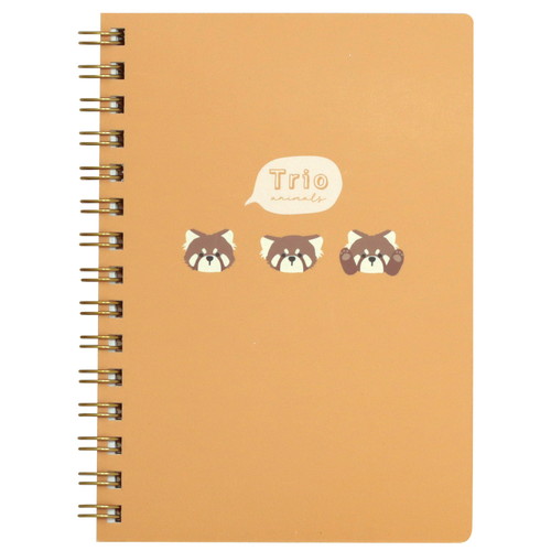 #ラボクリップ ノート トリオ･ノート A6･7mm･160page レッサーパンダ TRNT02-LP