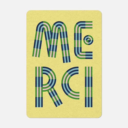 #クオバディス・ジャパン(国内販売のみ） カード グリーティンクカードMERCINEVADA A6 イエロー ptcara6s-020-ti