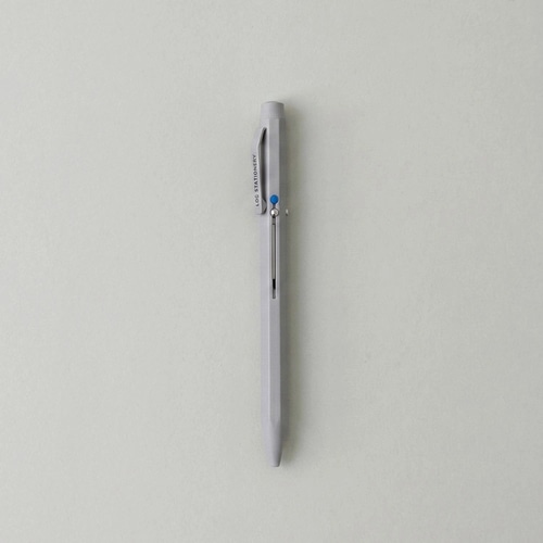#インターアクト ボールペン LOG ヴィンテージメタル 4カラー マルチペン 0.7mm グレイ BP8114 GY
