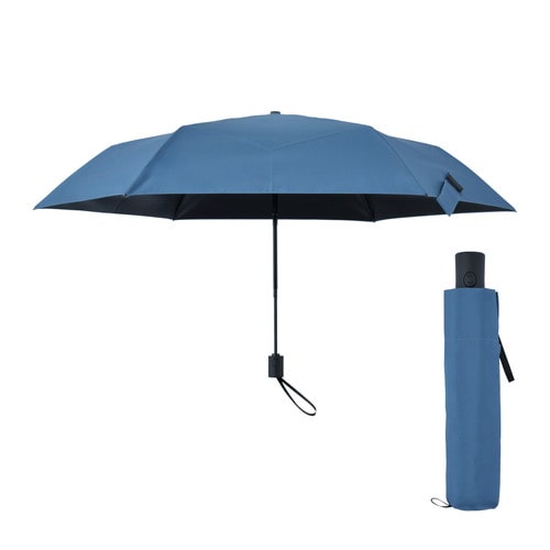 #アンベル 自動開閉晴雨兼用折りたたみ傘 VERYKAL HEATBLOCK 秒速Pleats  親骨サイズ54cm CloudBlue A1102