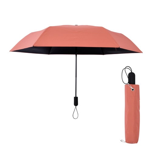 #アンベル 晴雨兼用折りたたみ傘 TOUGHNESS 秒速プリーツ  親骨サイズ55cm Sunset A1103