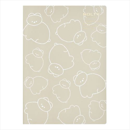 #日本能率協会(国内販売のみ） ノート NOLTYノートクリーム用紙・ニコレシピコラボ A5･方眼･192P クマクマコグマ NCG0102