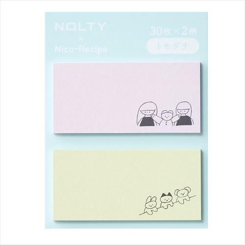 #日本能率協会(国内販売のみ） 付箋 NOLTY付箋・ニコレシピコラボ  トモダチ NNF01