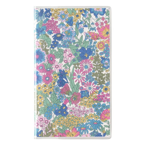 #日本能率協会 ペイジェム 手帳 2026年 マンスリー リバティプリント スリム マーガレット・アニー 2323 (2025年 11月始まり)