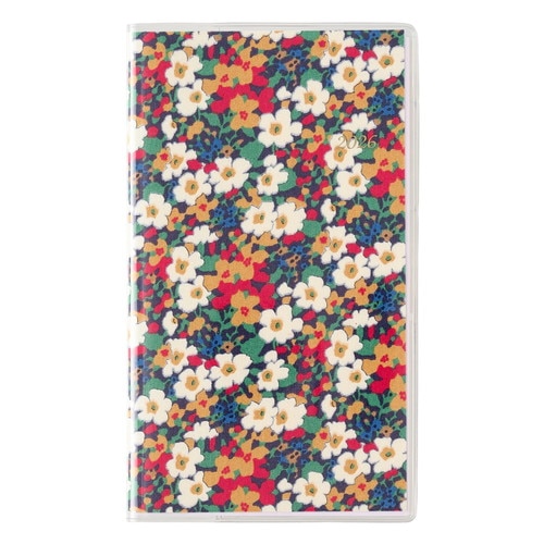 #日本能率協会 ペイジェム 手帳 2026年 マンスリー リバティプリント スリム ケイティズ 2324 (2025年 11月始まり)