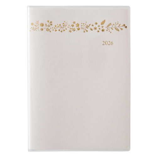 #日本能率協会(国内販売のみ） ペイジェム 手帳 2026年 4月始まり B6 マンスリー アイダにメモ 日曜始まり ホワイト 9904