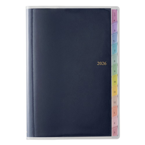 #日本能率協会(国内販売のみ） ペイジェム 手帳 2026年 4月始まり B6 ウィークリー 週間方眼メモ 月曜始まり ネイビー 9988