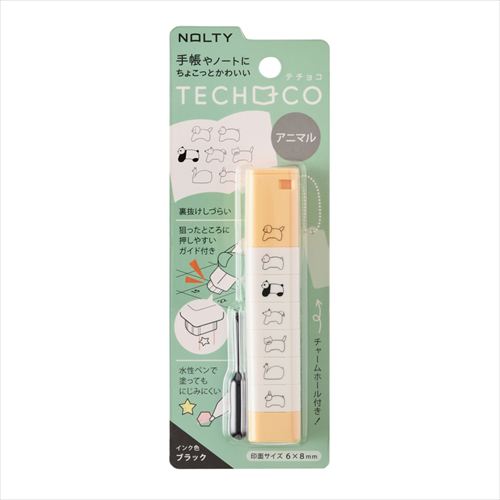 #日本能率協会 印章用品 テチョコ･アイコンスタンプ  ニコレシピアニマル TCIS05