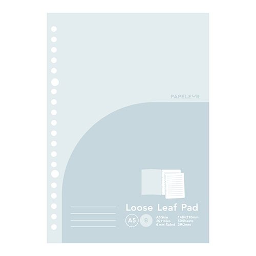 #キョクトウ・アソシエイツ リーフパッド パペルールLLパッド A5･Ｂ罫  RPL01B