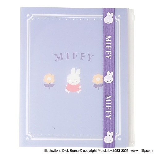 #クツワ(国内販売のみ） ファイリング用品 クリアホルダー A4･7ポケット･バンド付 ミッフィー MF949