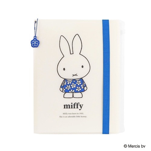 #クツワ(国内販売のみ） ファイリング用品 クリアホルダー A4･6Pバンド付 ブルー MF974A