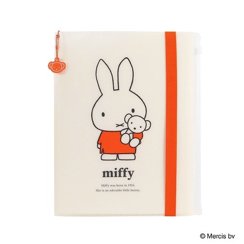 #クツワ(国内販売のみ） ファイリング用品 クリアホルダー A4･6Pバンド付 オレンジ MF974B