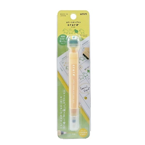 #クツワ サインペン スタンプペン 水性 トロピカルイエロー DE021YE