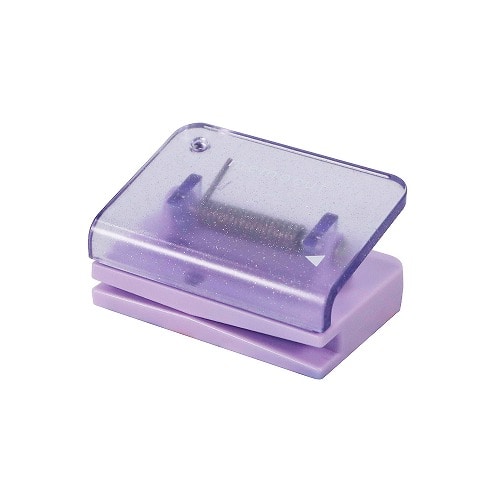 #クツワ 事務小物 メモカットクリップ  パープル CC100PU