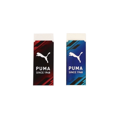 #クツワ(国内販売のみ） 筆記関連小物 PUMA･消しゴム  黒＆青 PM602