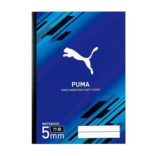 #クツワ(国内販売のみ） ノート PUMA･自由学習帳 5mm方眼 ブルー PM608BL