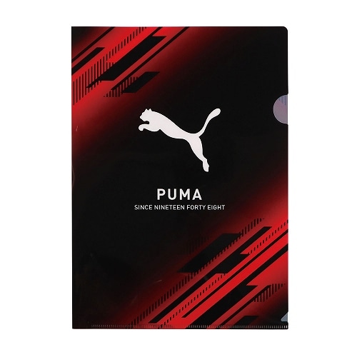 #クツワ(国内販売のみ） ファイリング用品 PUMA･クリアホルダー A4 ブラック PM611BK