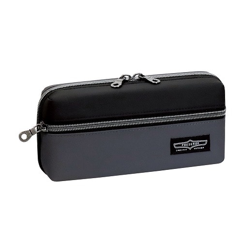 #クツワ 収納用品 プリザーブペンケースSi  グレー AK080GY