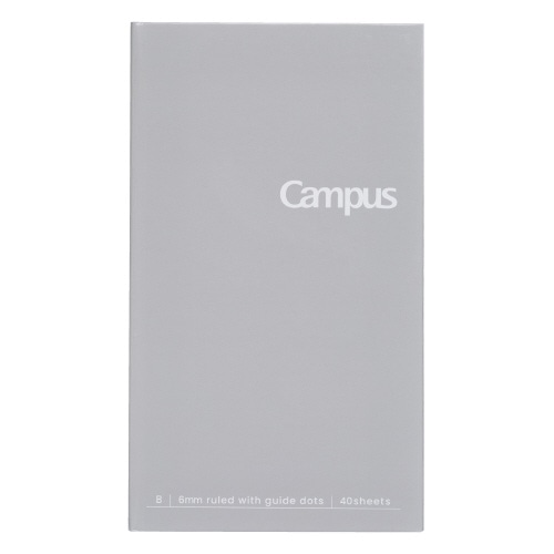#コクヨ ノート キャンパスポケットノート 40枚･ドット グレー ﾉ-PN291BT-M