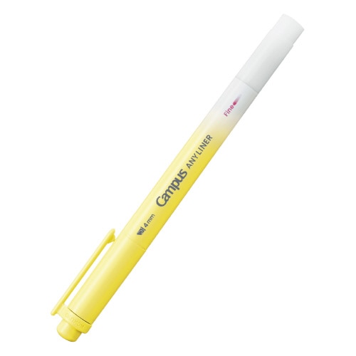 #コクヨ マーカー エニーライナー･マーカー 4mm･細字 スモーキーイエロー WPM1-13