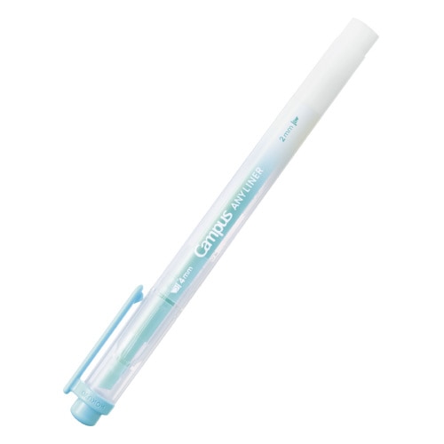 #コクヨ マーカー エニーライナー･マーカー 4mm･2mm ソフトブルー WPM2-7