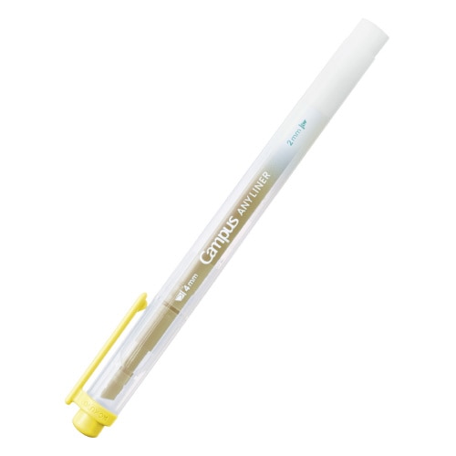 #コクヨ マーカー エニーライナー･マーカー 4mm･2mm スモーキーイエロー WPM2-13