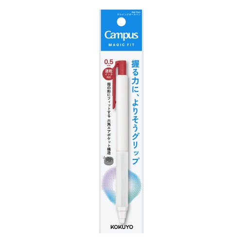 #コクヨ サインペン マジックフィット･ゲルペン 0.5mm レッド WPB3-05R-1P