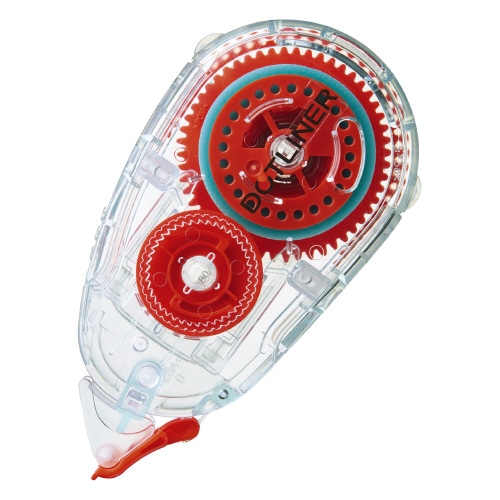 #コクヨ 事務小物 ドットライナー･TRANSPARENT MECHANISM 強粘着 赤 TA-DM400-08TM-R