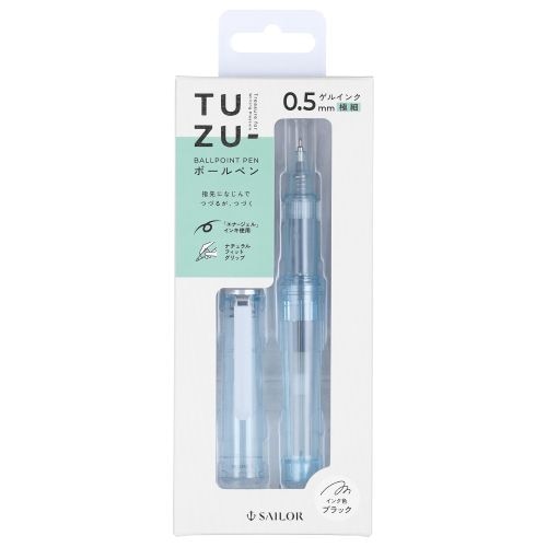 #セーラー万年筆 ボールペン TUZU　ボールペンセルフGlassy 0.5ｍｍ クリスタルスカイ 820261103