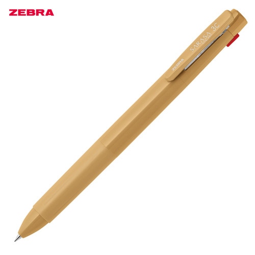 最終#ゼブラ(国内販売のみ） ボールペン サラサクリップ限定レトロ･シック 赤･黒･青（0.5ｍｍ） マスタード J3J5-RS-M