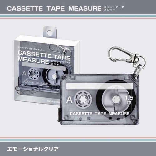 #サンスター文具(国内販売のみ） カセットテープメジャー エモーショナルクリア S4060261