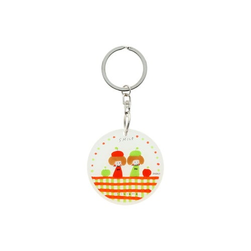 最終_#サンスター文具(国内販売のみ） アクリルチャーム アクリルチャーム  りんごとおんなのこ S8108110