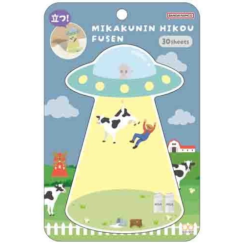 #サンスター文具(国内販売のみ）  未確認飛行ふせん  乳搾り S2854236