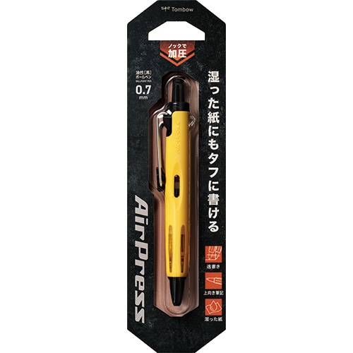 #トンボ鉛筆 ボールペン エアプレス  イエロー BC-APN52